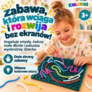 Koloriki – Kreatywna Tablica z Wężykami